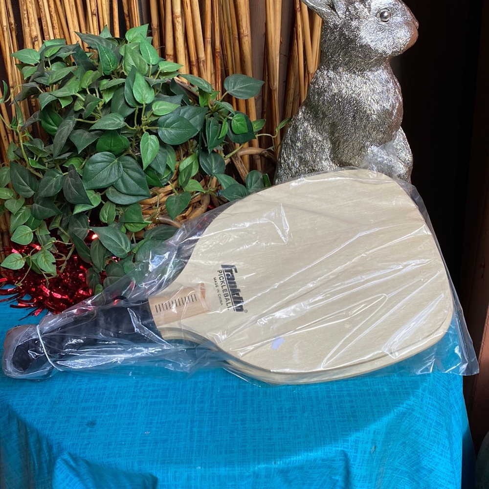 Two Franklin Sport Pickle ball paddles. Brand New